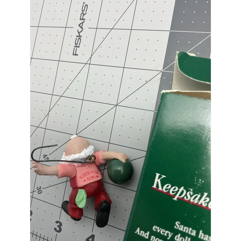 Polar Bowler 1988‎ Bowling Santa Hallmark Keepsake Christmas Ornament